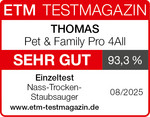 ETM Testmagazin – Siegel für den PET & FAMILY PRO 4ALL