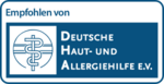 Empfohlen von Deutsche Haut- und Allergiehilfe e.V.